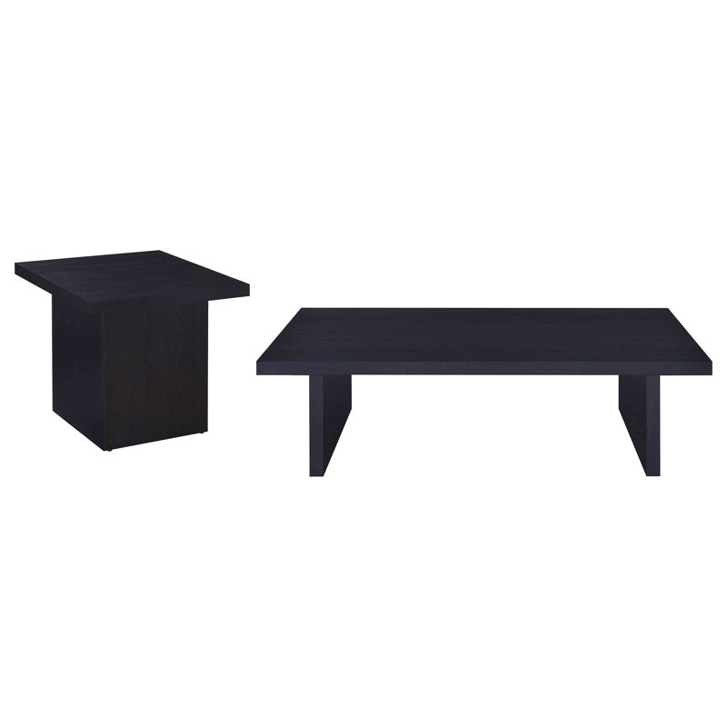 Ensemble de 2 tables basses et tables de bout Caroline Black
