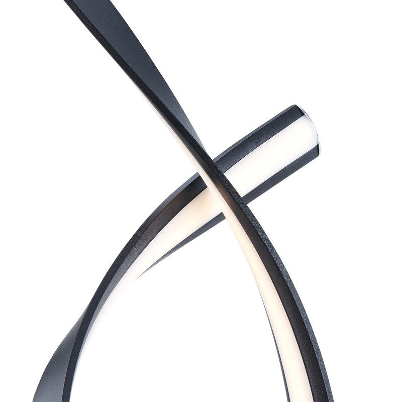 Lampe de table 17 po Bridgwater, Noir