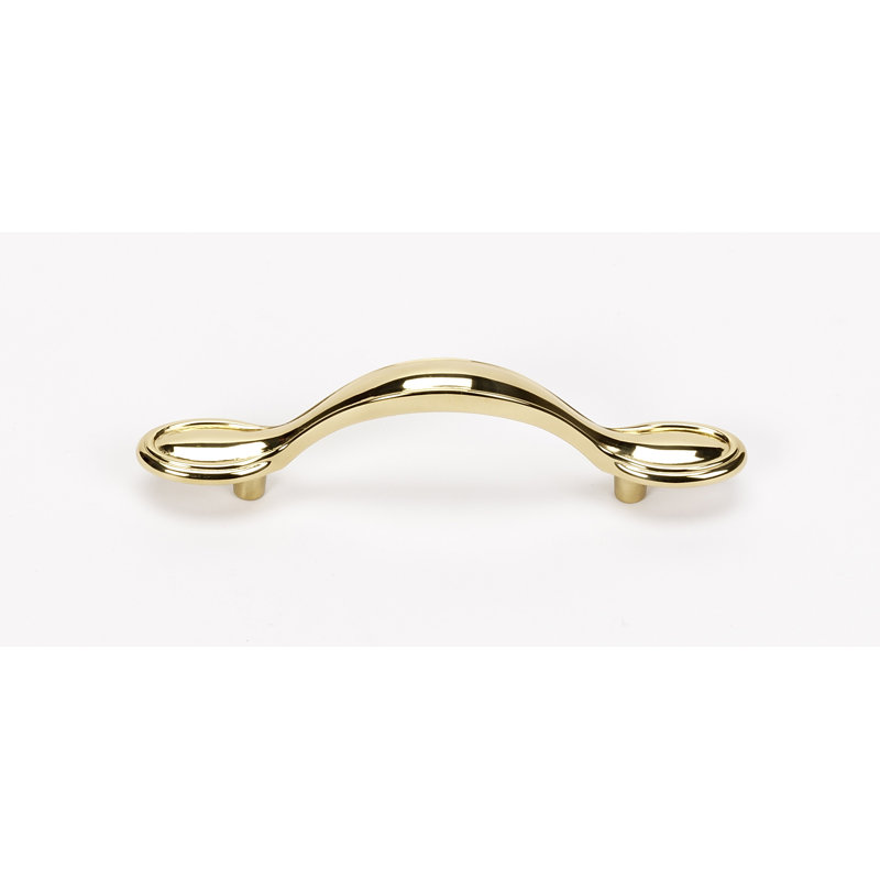 Classic Traditional Arch Pull, Polished Brass