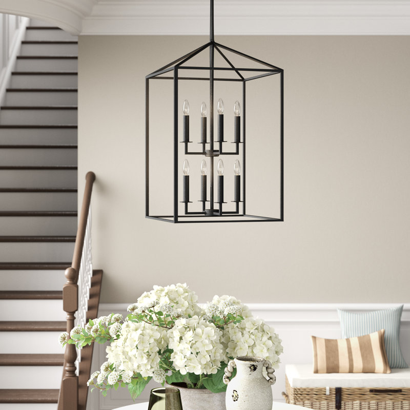 Ellis 8-Light Chandelier, Chrome, Non, H 38 po x l 22 po x P 22 po