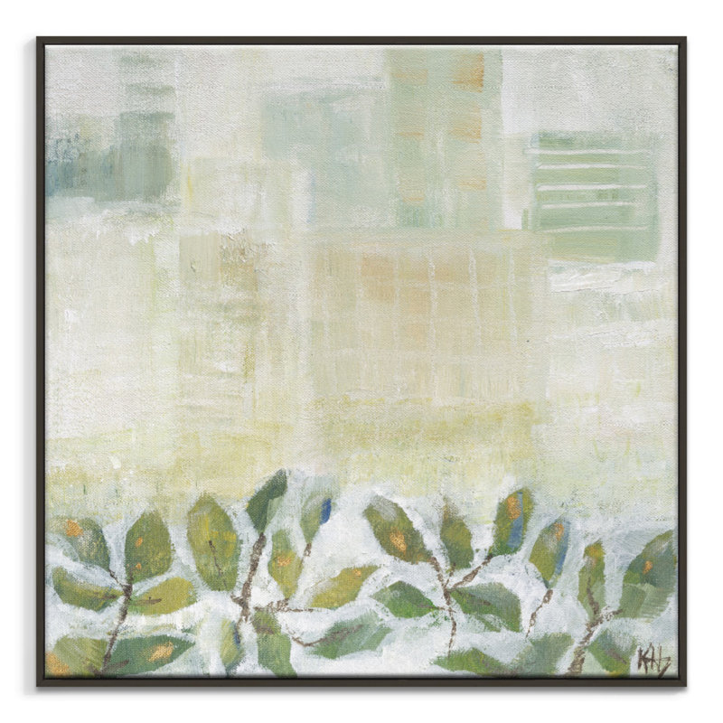 Growth 1 by Karen Hopkins - No Frame Print on Canvas, Black, 76 cm H x 76 cm W