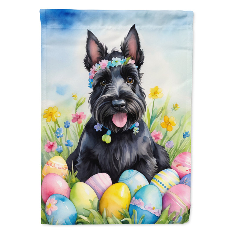 Easter Egg Hunt Double Sided 40'' H x 28'' W Polyester Easter House Flag