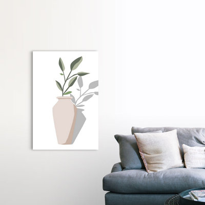 Vase et tige IV, art mural