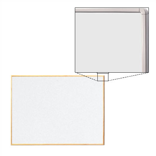 Peter Pepper Porcelain Wall Wood Whiteboard, 8' W, Soft White