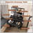 New Large Mirror Vanity Desk for Bed room , Modern Makeup Vanity Set with Power Outlet and Hair dryer holder, 5 Drawers , 3 Lighting Color Adjustable Dressing Table for Bedroom, Black Color-417225400