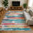 Premium Machine Washable Slesnick AMF1665 Stripes Rug-355873462