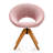 Friedhart Velvet Swivel Armchair-1794633493