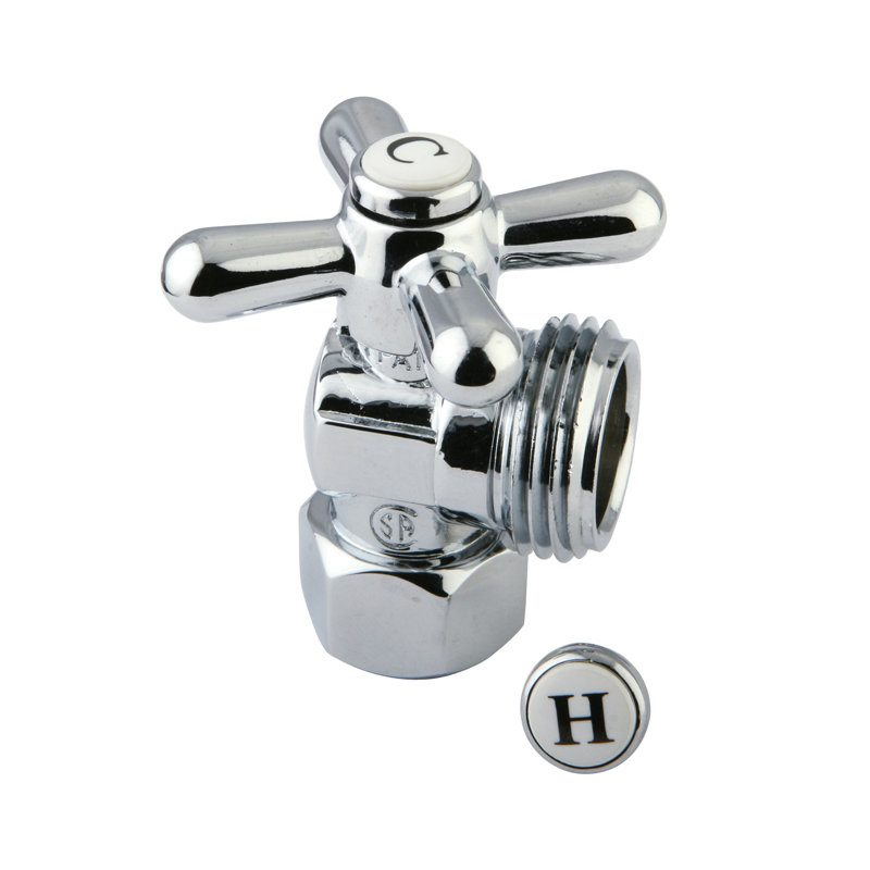 Quarter Decorative Turn Valves, Polished Chrome
