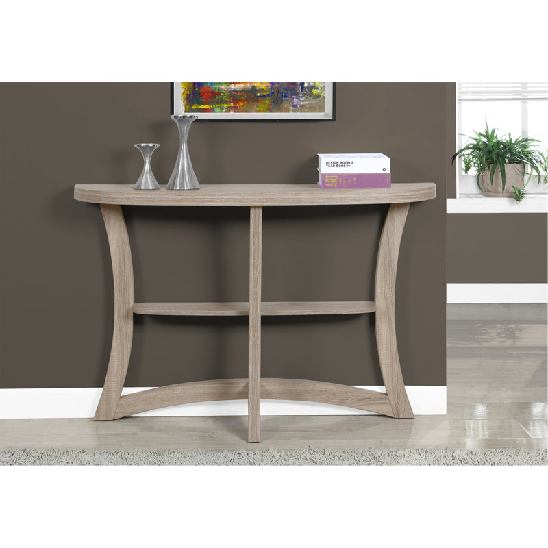 Table d'appoint, console, vestibule, étroit, canapé, salon, chambre à coucher, stratifié brun, contemporain, moderne
