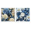 Annemasse - Ensemble de 2 collages carrés floraux-101844030-101844027