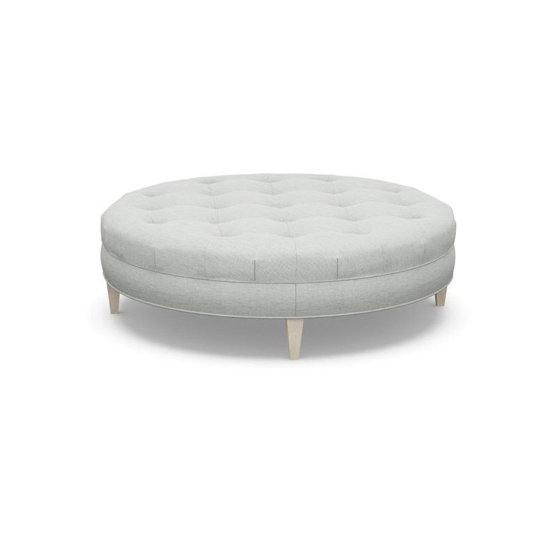 Round Ottoman, 8938-45, Sandstone