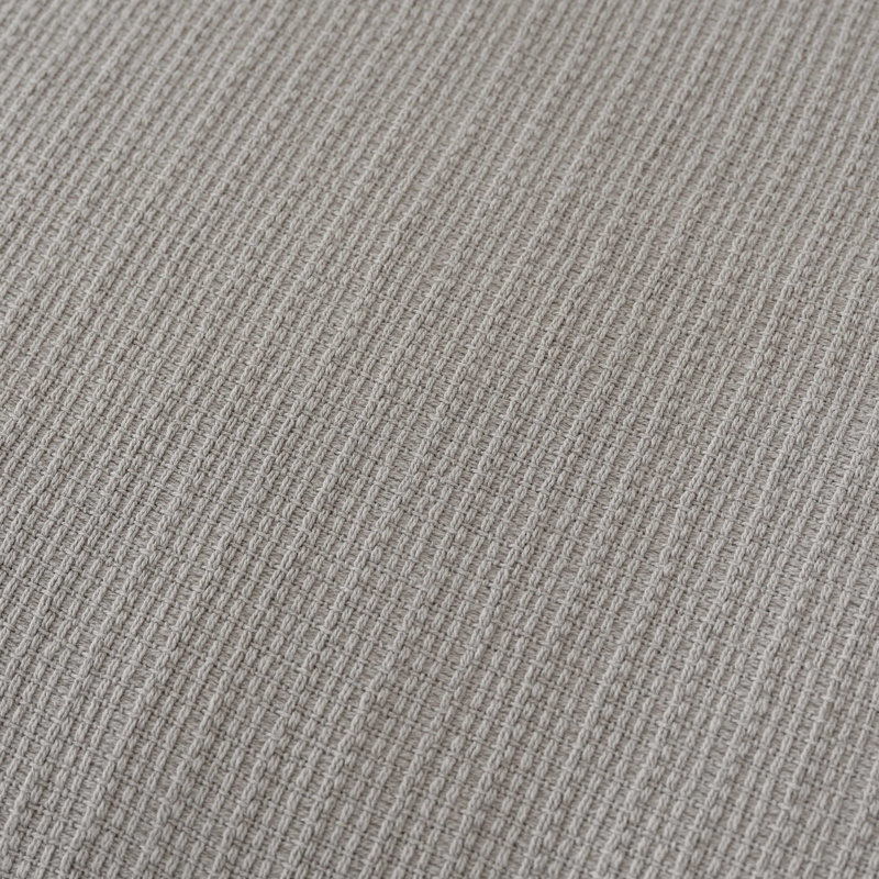 Couverture réversible en coton uni Martha Stewart Bedford, Grand lit, Gris