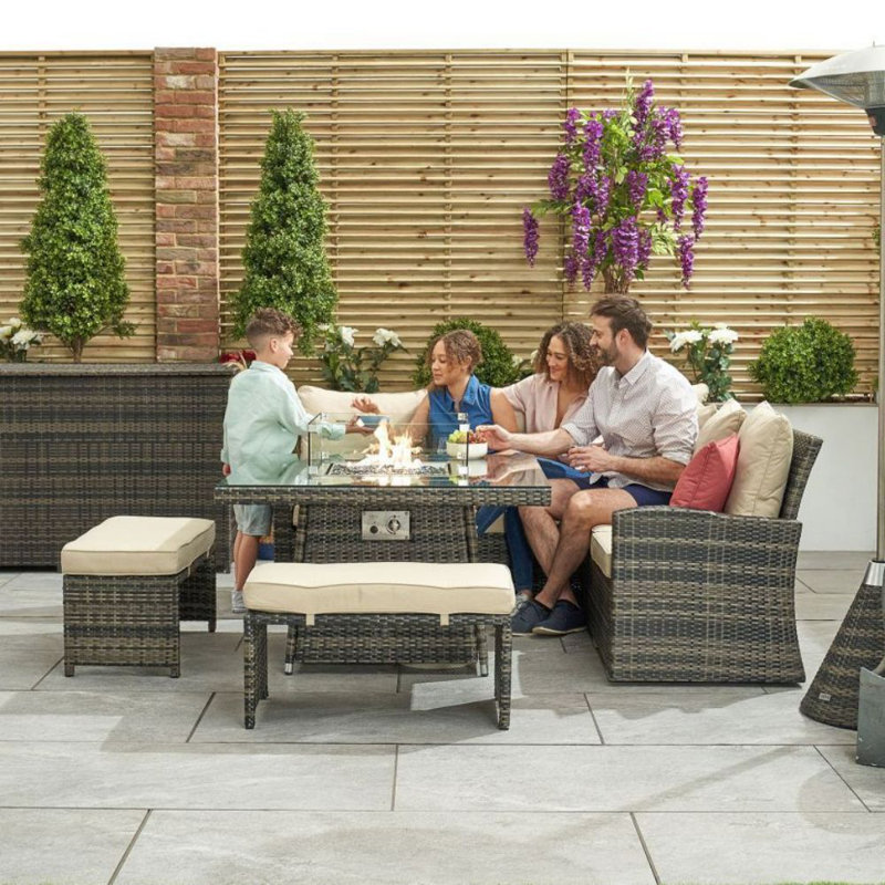 Andrius 7-Person Seating Group with Cushions
