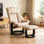 Fauteuil inclinable pivotant avec repose-pieds, fauteuil de massage avec repose-pieds, fauteuil inclinable de luxe, fauteuil, siège de cinéma maison, fauteuil de massage avec repose-pieds-2011441812