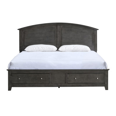 Hammond  Full Bed (Mattress Not Included), Gray