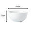 Waterside 24pc White Rim Porcelain Dinner Set