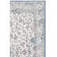 Tapis floral bleu foncé / ivoire Forestburgh-22251599