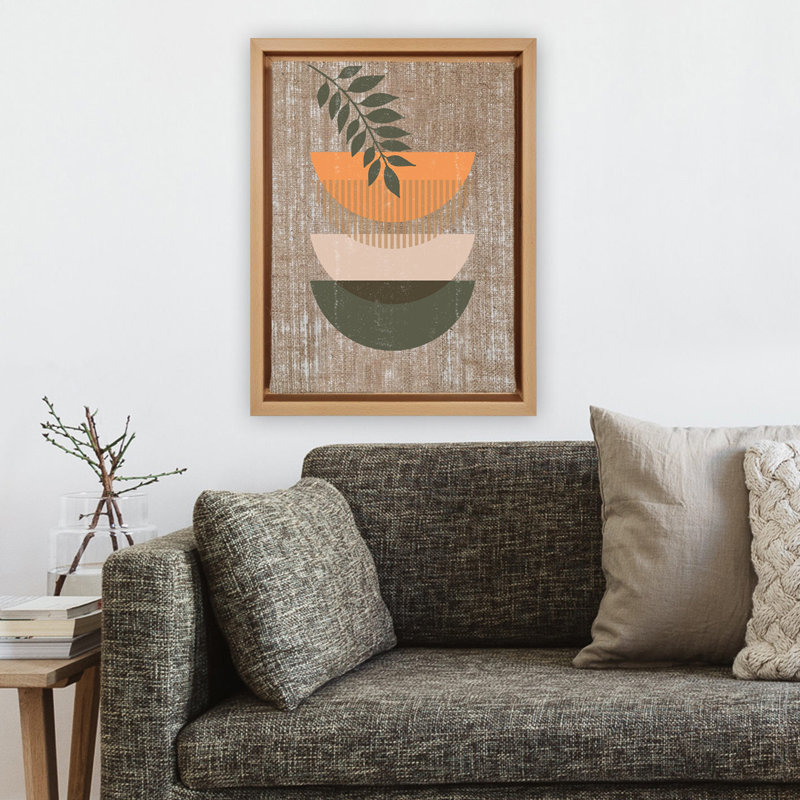 Peinture décorative sur toile, Bois, H 37,8 po x l 26 po
