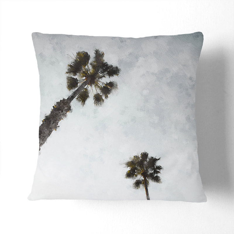 Cluster of Palm Trees Scatter Cushion, 55cm H x 55cm W x 20cm D