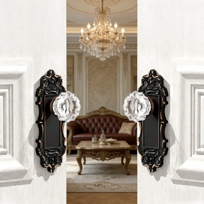 Crystal Mortise Dummy Door Knob