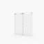Porte de douche coulissante double sans cadre, l 56 à 60 po x H 70 po, nickel brossé, verre trempé transparent (épaisseur de 5/16 po), facile à nettoyer-122279802