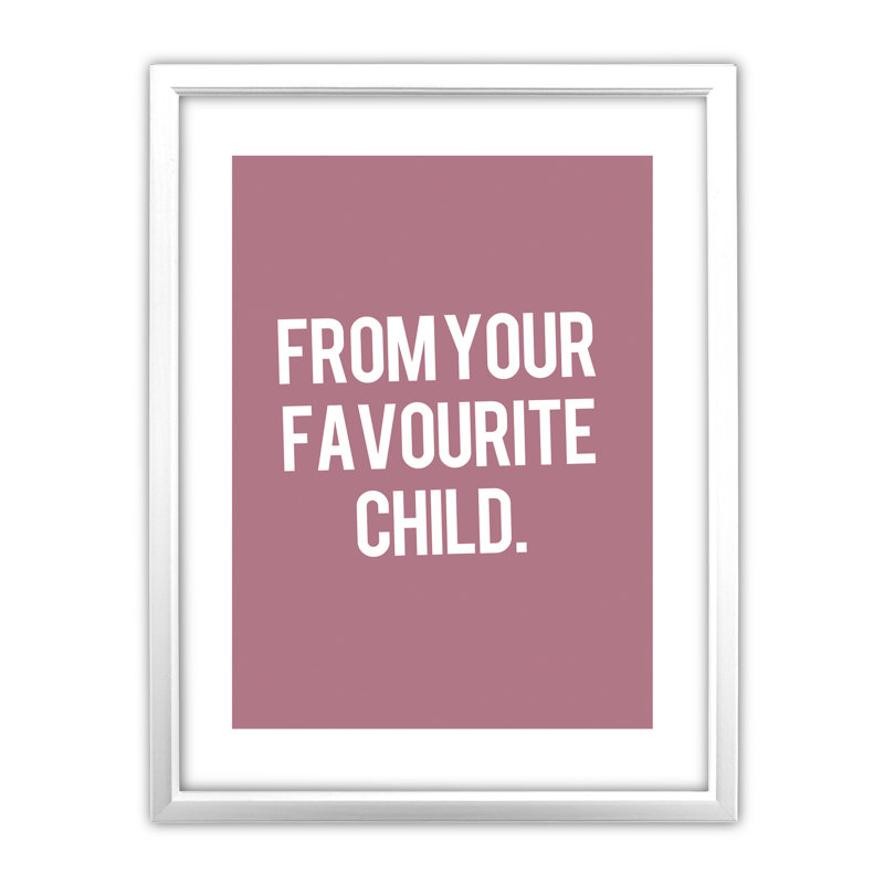 Single Picture Frame Print, White