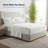 100% Organic Viscose From Bamboo Sheets Set, 300 Thread Count, 4-pc Set, Luxury Cooling Sheets, Deep Pockets - Gift-Ready Packaging, California King Size (White)-111656333-111656338