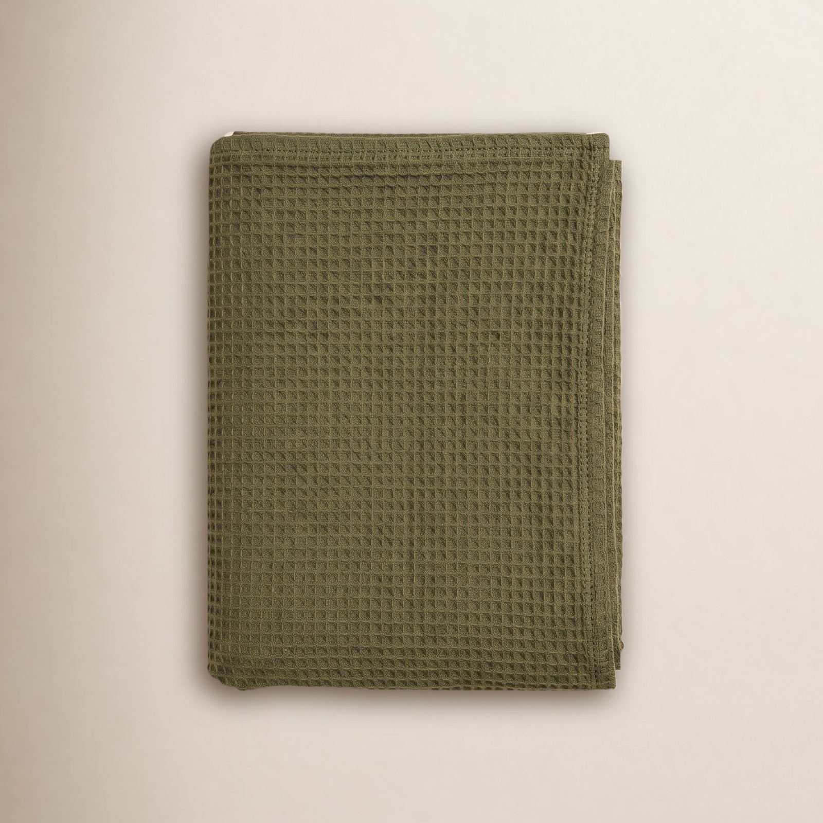 Simple 100% Cotton, Olive, Hand Towel - 1 Pack
