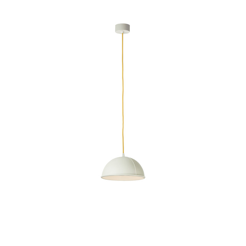 Be.pop 1 - Light Dome Pendant, White, Yellow