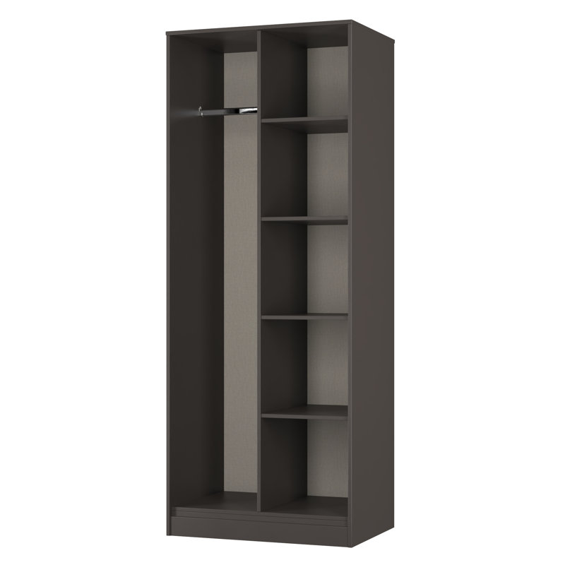 Taeyah Open Wardrobe, Dark Brown