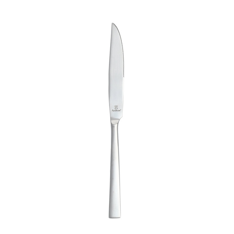Spada Brushed Steak Solid Handle 18/10 Stainless Steel Dinner Knife