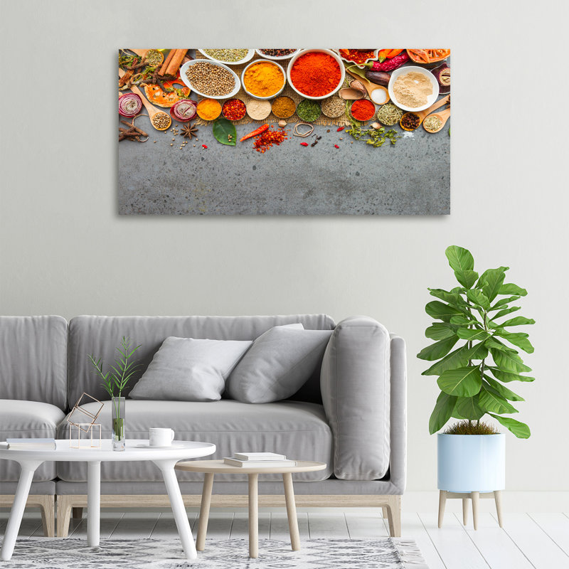 Mix Of Spices - No Frame Print on Canvas