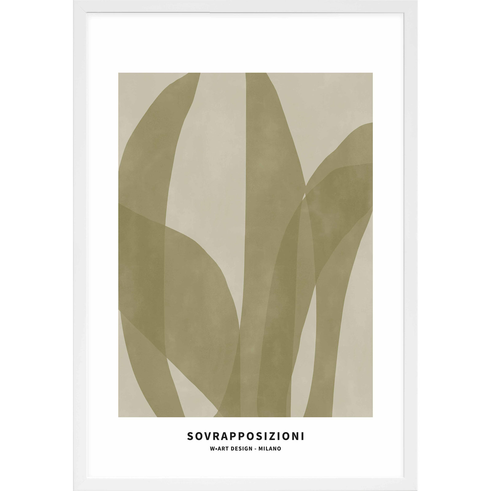 Zabini "Marine Flora 3" Print, 20" H x 14" W x 1.25" D, White