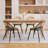 Faux Leather Rattan Back Dining Chairs-2042356577
