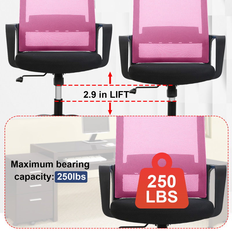 Fauteuil de direction, Rose