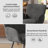 Upholstered Chenille Dining Chairs With Metal Legs (Set of 2)-884257769