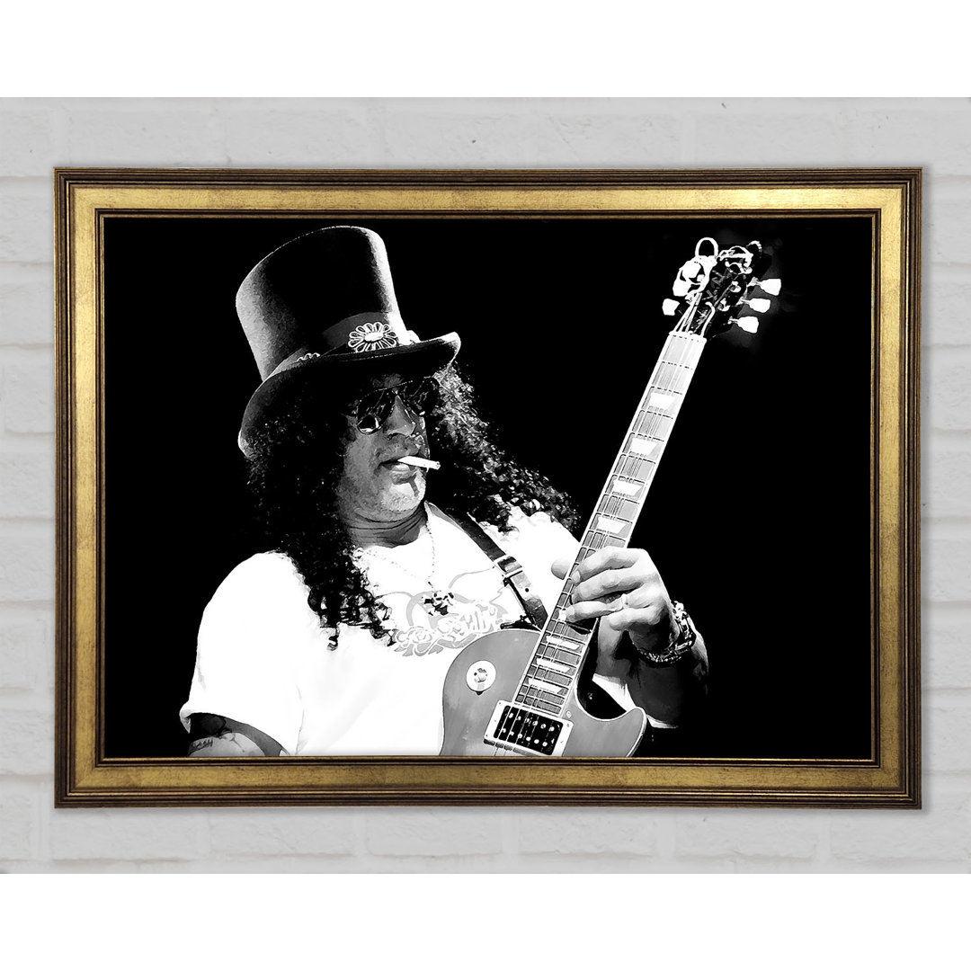 Slash On Guitar - Drucken