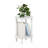 Creekside 2-Tier Round Wooden End Table, Side Table, White/White-105551846