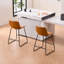  Tabourets de bar modernes en cuir synthétique avec siège rembourré et siège d'îlot de cuisine à hauteur de comptoir, ensemble de 2-105760167-105760168-128872966