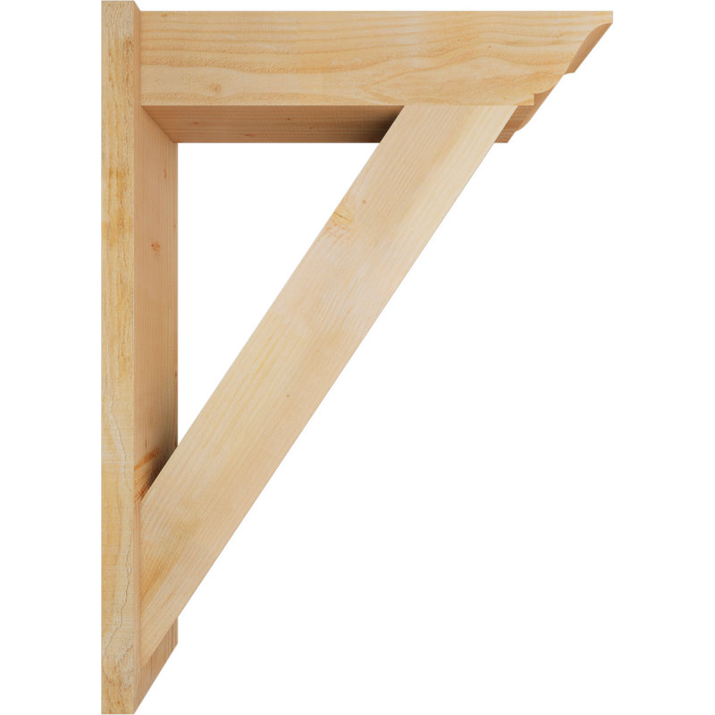 Persienne traditionnelle en bois rustique, P 32 po x H 44 po, Sapin Douglas de 8 po (sciage brut)