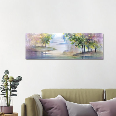 Meandering Lake II- Gallery-Wrapped Canvas Giclée