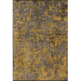 Rapture Yellow/Gray Luxury Area Rug