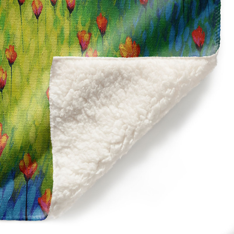 Couverture sherpa doux burst, l 51 po x L 60 po