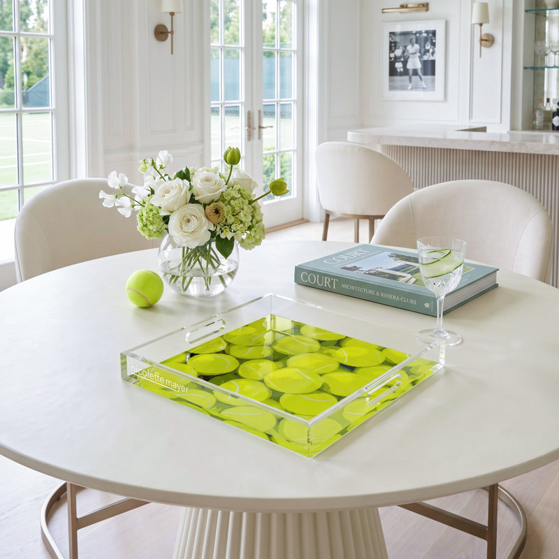 Decorative Tray, 2" H x 12" W x 12" D