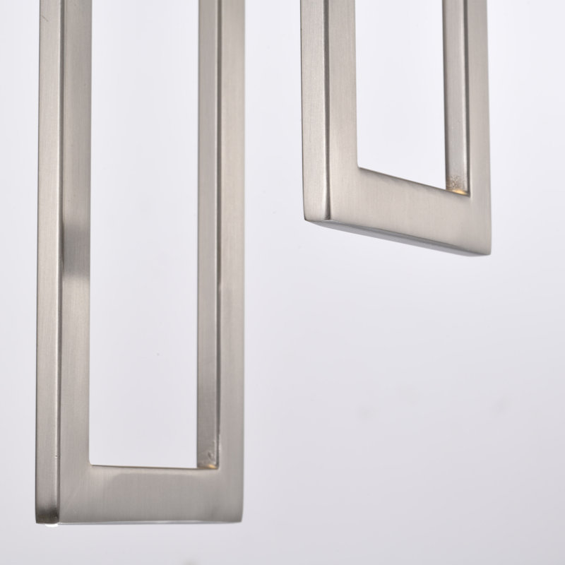 Saedi 1-Light Dimmable LED Single Pendant, Brushed Nickel