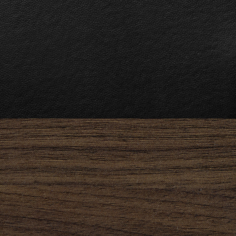 Chaise d'appoint Regent Wallguard, NÉO NOYER, Noir, noir, noir, noir