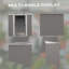 Remise de jardin en métal 6 'x 4' Lean To Garden-123283122-123283120