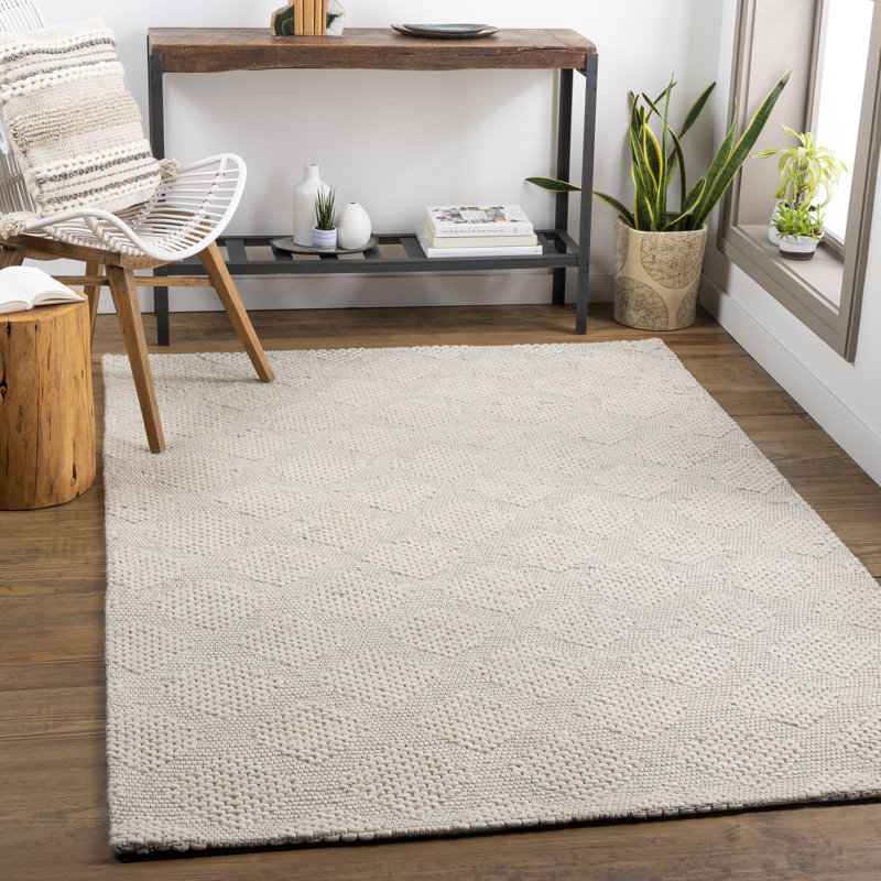 Xan Wool Geometric Indoor Rug, Rectangle 8'10" x 12'
