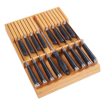 TAKKUI 16 Slot Drawer Knife Block