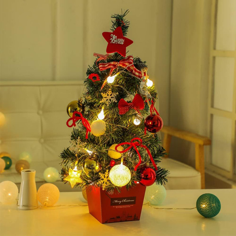 Arbre de Noël artificiel éclairé 22 pi